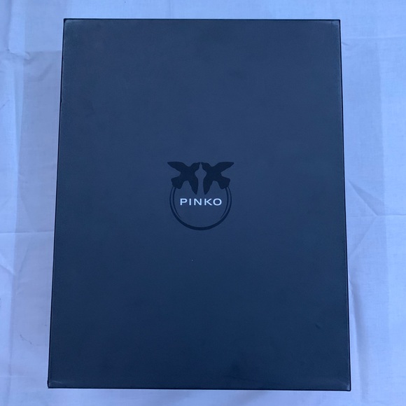 100% AUTHENTIC PINKO MELISSA STUDDED LEATHER ANKLE PLATFORM BOOTS (rare) - Picture 12 of 13